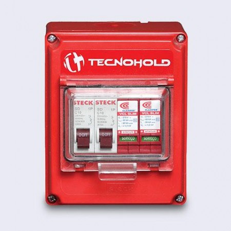 Imagem: Quadro completo de proteção contra surto em central |Tecnofire